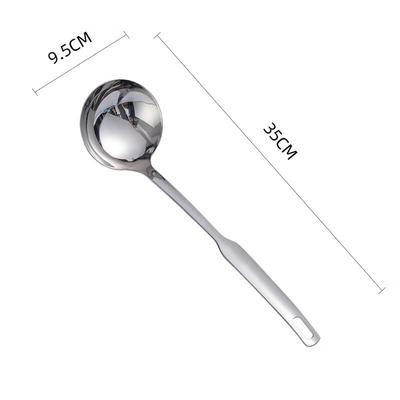 ZISIZ Thickened Stainless Steel Soup Ladle Set (2-Pack)