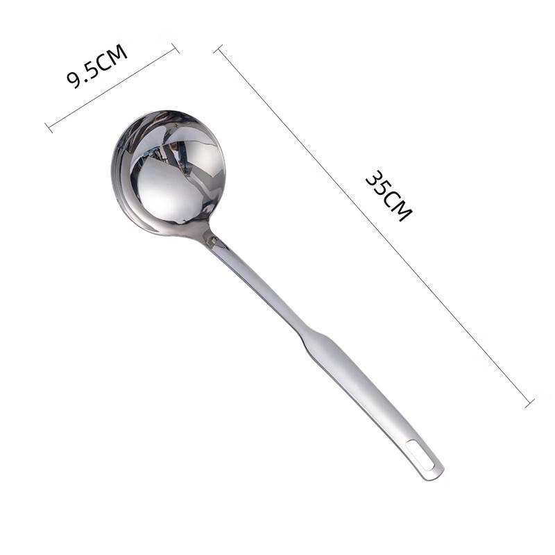 

ZISIZ Thickened Stainless Steel Soup Ladle Set (2-Pack)