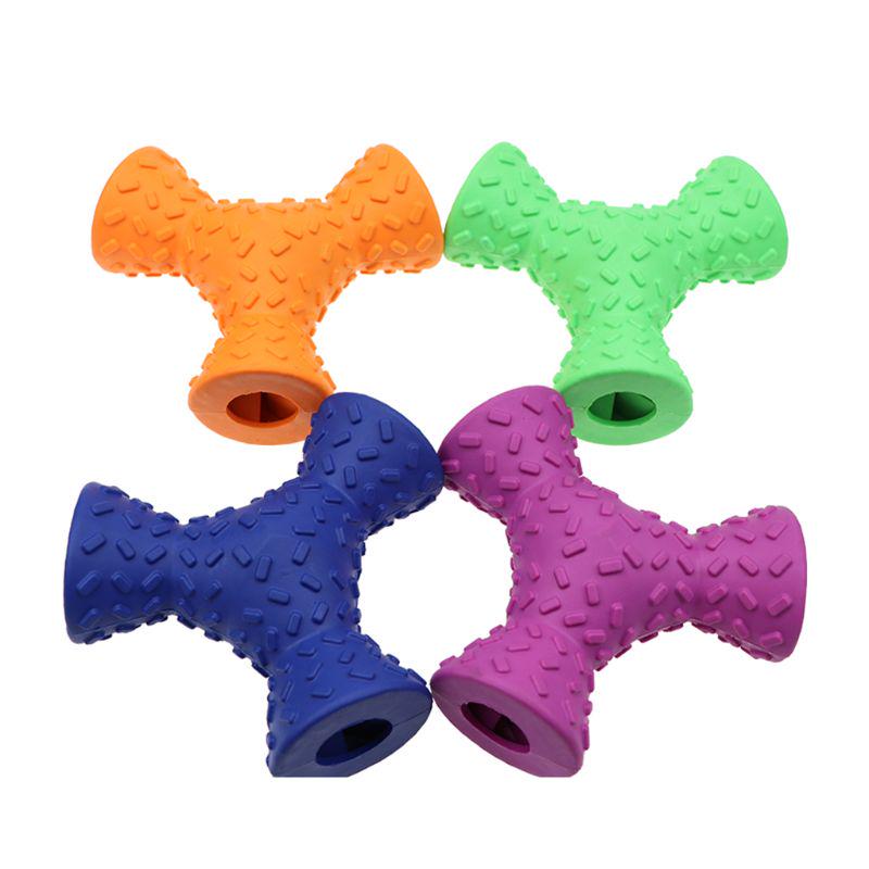 New Dog Chew Toys for Aggressive Chewers Treat Training Rubber Tooth