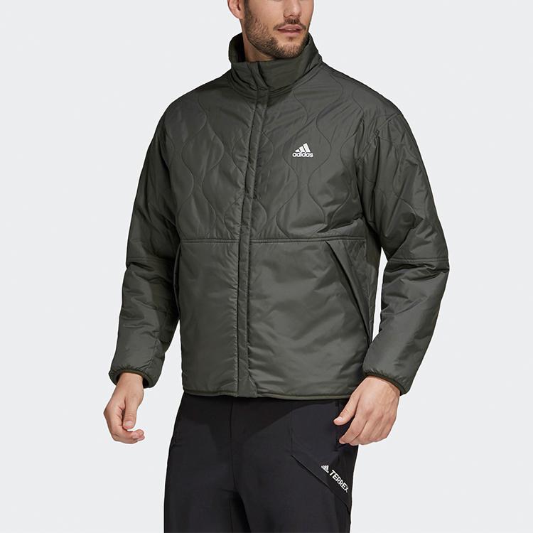 Adidas Wendejacke mit Kragen aus Baumwolle für Herren Oberbekleidung Grün GF0052