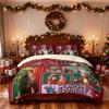 Set piumone senza cuciture 3 pezzi K-Pop Demon Hunters stampato multi-taglia decorazione biancheria da letto camera da letto morbido e lavabile in lavatrice