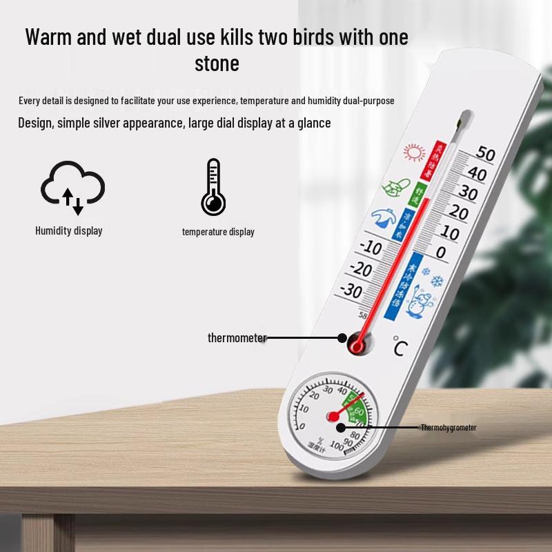 Baolian Indoor Thermometer & Hygrometer for Home & Refrigerator