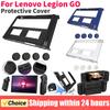 Silicone Protective Case for Lenovo Legion Go Games Console Protector Cover with 4 Thumb Grip Caps for Legion Go Accessories