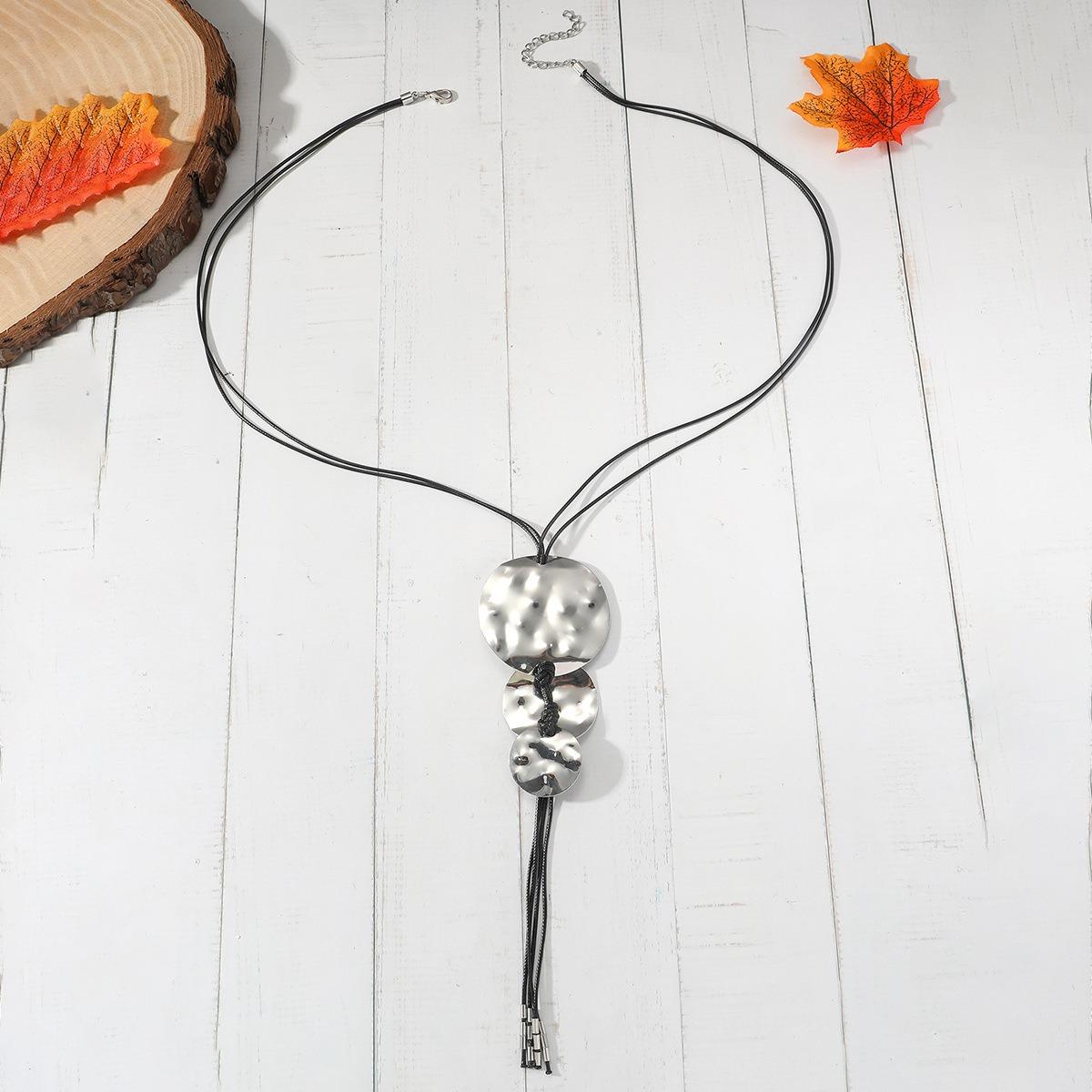 

Модное ожерелье с шармом класса люкс для женщин серебряный