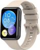 Compatible with Huawei Watch Fit 2 Silicone Sports Strap Light Blue Ivory White Pink