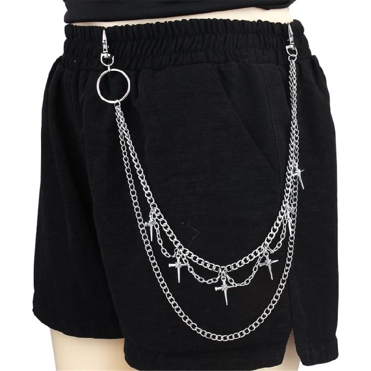 Hiphop Street Skirt Decoration Belt Luxury Women Metal Belt Hollows Out Belt for Enhancing Everyday and Event Outfits