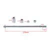 10 12mm 200mm / 245mm / 270mm + 3 Spacers Front Back Rear Axle for 70cc 90cc 125cc 140cc 200cc 250cc Pit Pro Trail Dirt Bike