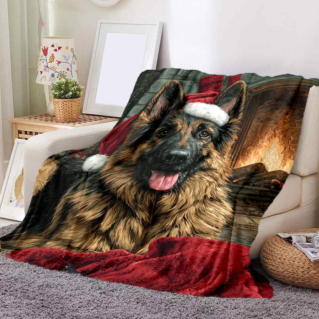 1 Pezzo Coperta in Flanella con Stampa Cartone Animato, Alta Qualità Confortevole per Tutte le Stagioni, Decorazione per la Casa, Calore e Comfort, Perfetta per Regalo di Natale Compleanno