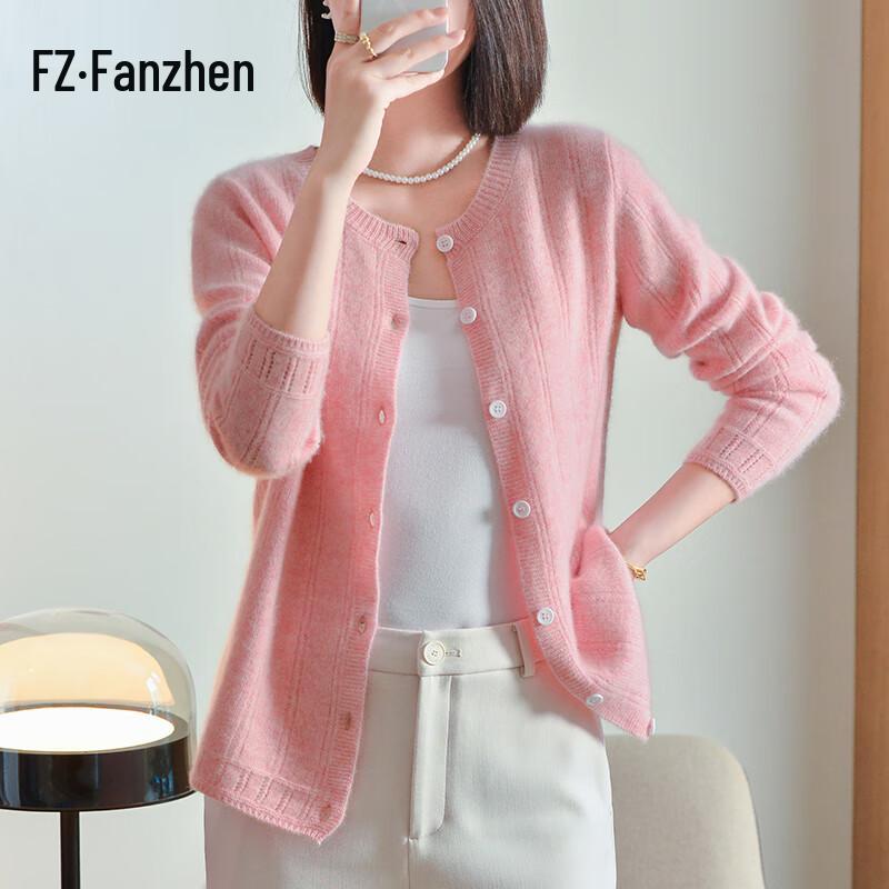 

Женский кардиган из 100% шерстяного трикотажа L