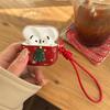 Red star three-dimensional Christmas tree AirPods 1 generation earphone case for Apple AirPods Pro1 generation