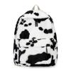 Zaino Peluche Leopardato Marrone di Lusso per Donna Zaino di Grande Capacità Borsa Zaino Tasche Multiple Cinghie Regolabili Per il Pendolarismo
