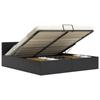VidaXL Bed Frames with Hydraulic Storage Black Faux Leather 180x200 Cm