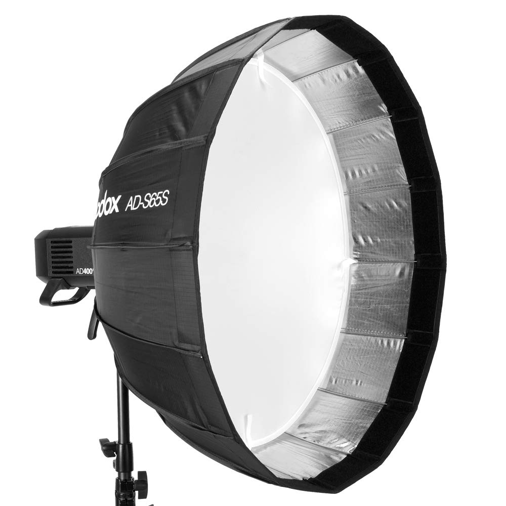 Godox Portable Softbox Godox Mount for AD400ProAD300Pro Flash Monolight AD-S65S 25.6inch/65cm