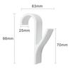 Storage Kitchen Racks Hook Clothes Home and Decoration Clear Bathroom Rail Clips Hanger Heated White Radiator Towel 2/4/6/10Pcs