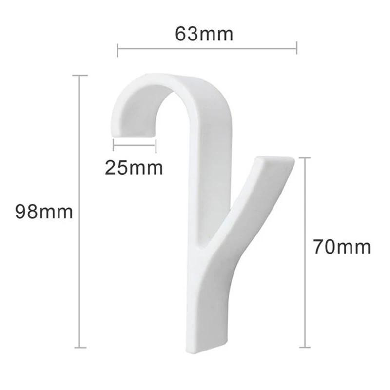 Storage Kitchen Racks Hook Clothes Home and Decoration Clear Bathroom Rail Clips Hanger Heated White Radiator Towel 2/4/6/10Pcs