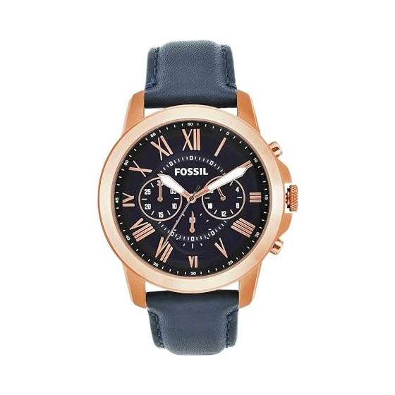 Fossil Watch Men s Analog Leather FS4835