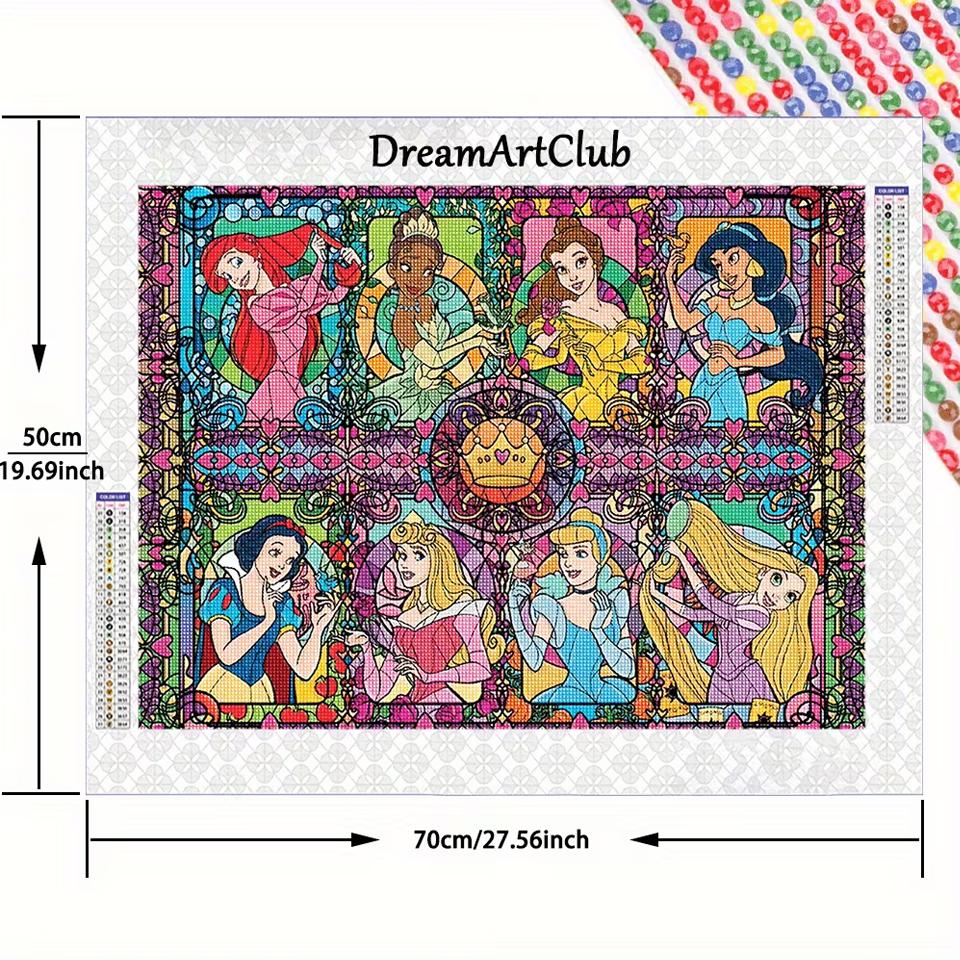 Pittura Diamante 5D Disney Ricamo Completo Diamante Cartone Animato Fai da Te Immagini Strass Kit Punto Croce Artigianato Decorazione Casa