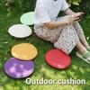 Thick Sponge Chair Cushion With Straps Simple Round Design For Comfortable Home Seating Options