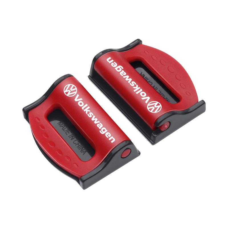2026 Hot For Volkswagen VW Car Safety Seat Belt Buckle Clip Seatbelt Stopper Adjuster Car Accessories For Volkswagen polo golf4