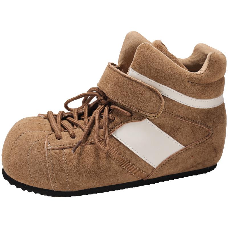 

Women s Casual Sneakers Autumn Winter New Fashion Comfortable Platform Cotton Shoes Outdoor Non Slip Cross Tied Board Shoes 35 хакі
