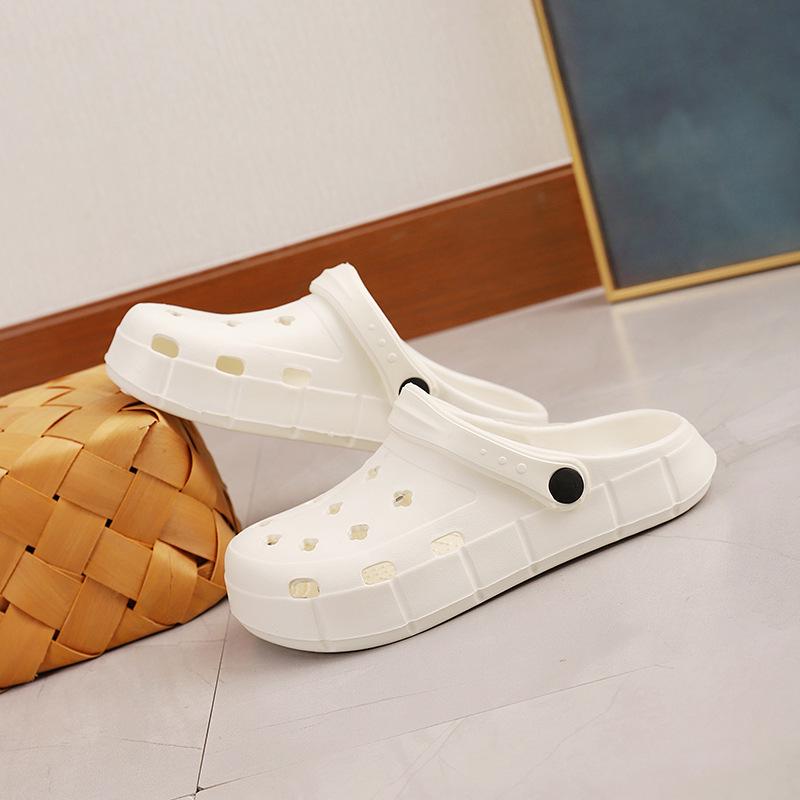 EVA Foam Women's Summer Beach Slippers: Versatile Two-Way Toe-Hole Design