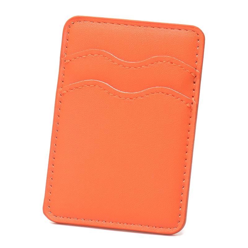 Thin Mobile Phone Card Holder: Holds 2 Cards, Adhesive Back, Business Card Case, Custom Logo Printing