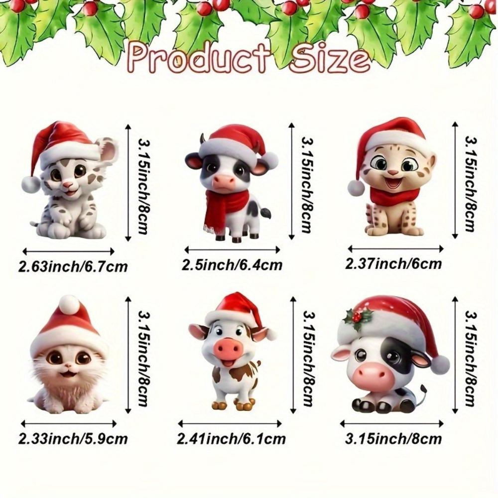 Vintage Acrylic Sign, Charming Acrylic Reindeer Baby Car Decoration Holiday Gift Christmas Xmas Tree Pendant Hanging Ornament, Perfect for Home