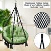 Jhula for Adults/Premium Round Shaped Swing for Adults/Swing for Balcony/Hammock Swing/Jhoola for Adults Outdoor/ 150kgs Weight
