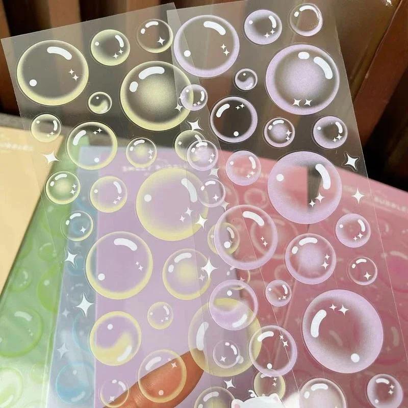 Bubble Dreamland Element Sticker Stars Decal Stickers Scrapbooking Stationery Hearts Stickers