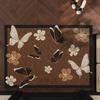 New And Ancient Style Butterfly Entrance Dirt-Resistant Scraping Mud Silk Ring Foot Pad Entry Door Floor Mat Household Entrance Wear-Resistant Non