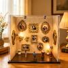 DIY Mini Museums Silhouettes Box,Shadows Box Frame Display Case,Personalize Photo Shadows Box Display with Figurine