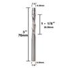 Reliable Spiral Router Bit Crafted from Solid Carbide Material Ensures Smooth Cuts on MDF and Nonferrous Metals