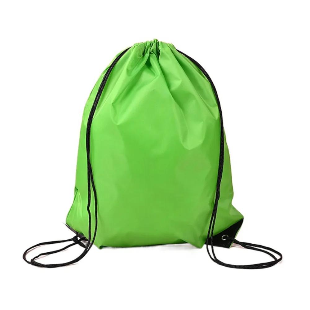 

Polyester Drawstring School Book Bag Boys Girls Kids Adult Gym PE Kit Sack Dance Portable Travel Shopping Pouch Bag 42x34cm