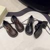 Versatile Loafers College Style Lolita Flats Jk Single Shoes 2024 Autumn New British Style Retro Small Leather Shoes Women