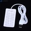 1Pcs Thermal Electric USB Gloves Heater Heated Gloves Carbon Fiber Cloth Skis Mittens Winter Heating Film Pad