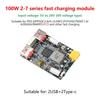 100W Fast Charging Power Bank Mother Board Type-C Port Fast Charging Module  Power Bank Usage