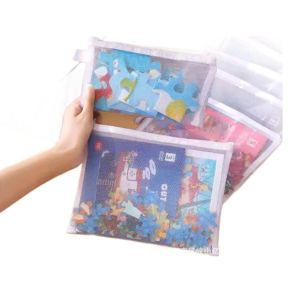 Transparent Puzzle & Toy Storage Bag for Lego Building Blocks and Cards
