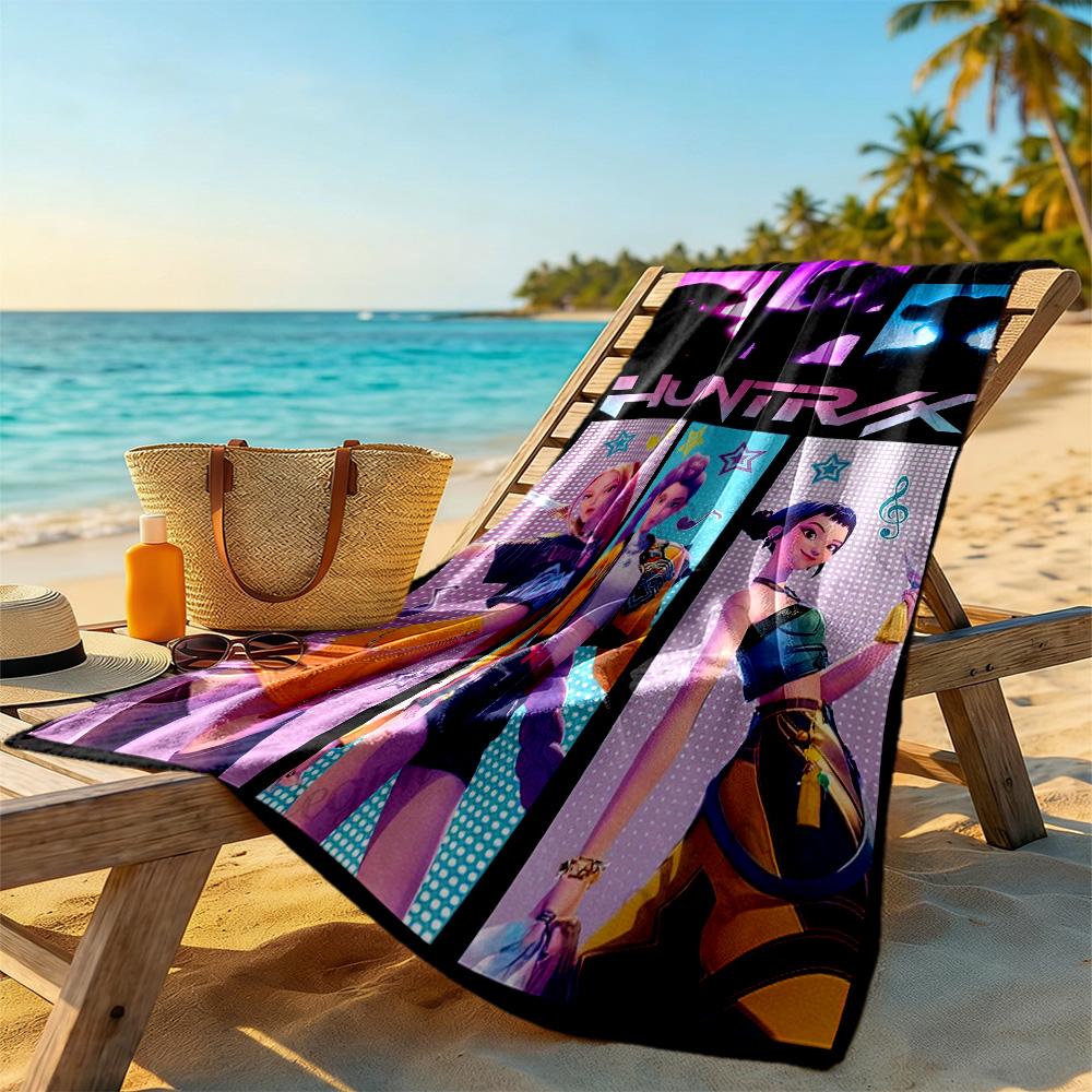 Hunter Girls Beach Towel Super Soft Microfiber Quickdry Fabric Comfortable Lightweight