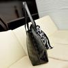 Women Black Skull Print Bags Zipper Shoulder Handbag Tote Bag Handbag Women Skull