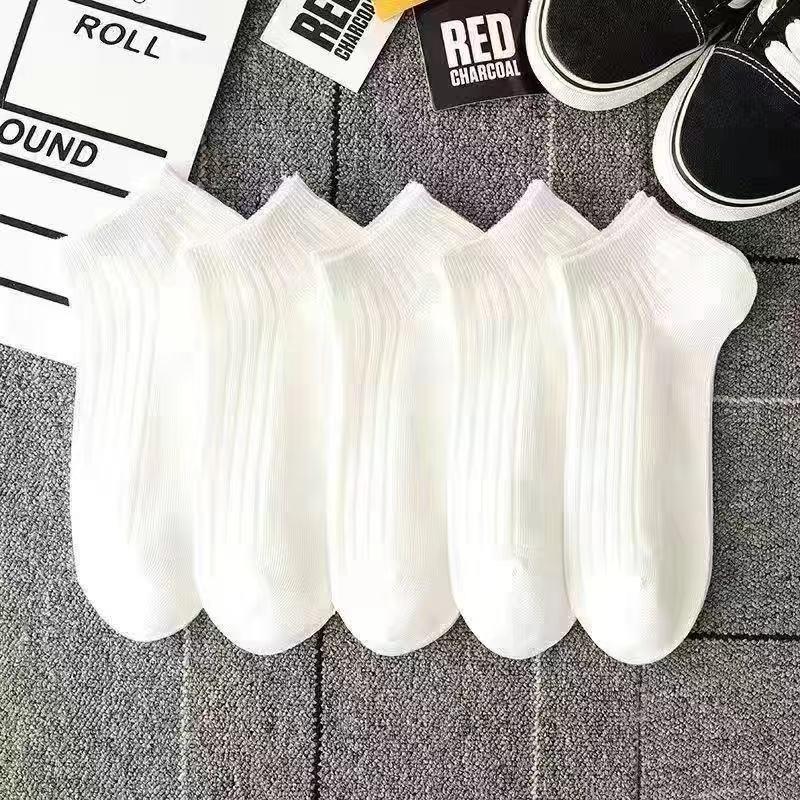 

Мужские 5/10 пар модных носков в корейском стиле - Влаговпитывающие, устойчивые к запаху короткие носки-лодочки на все сезоны One Size