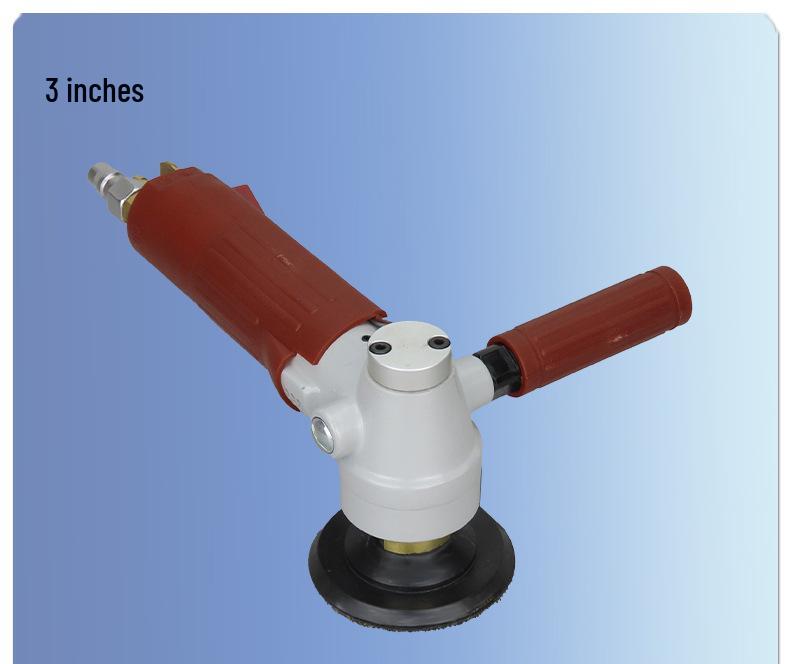 Gaobao Pneumatic Wet Polisher: 3" & 4" Air-Powered Water-Feed Stone Grinder.