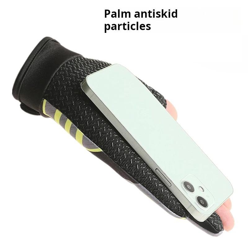 New Fishing Gloves for Men Summer Fishing Road Sub Sunscreen and Anti Slip Ice Silk Breathable Thin Three Finger Cut Gloves