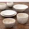 Tatara Rokuro Kohiki Japanese Ceramic Rice Bowl Mino Ware Tableware 20725