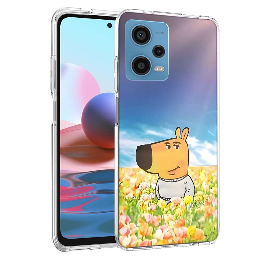 Chill Guy-Meme Phone Case For Redmi Note 13 12 14 15 Pro Plus 13R 11 11T 11E 11S 10 Pro 10S 9 9S Cover Cell Clear TPU Capa Cases