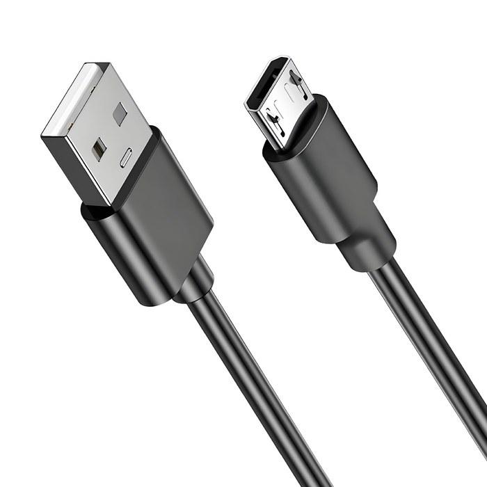 Shure Micro USB Charging Cable. For MV7, MV88+, MV5, MV51, MV5C Microphones & Other Micro USB Devices. Black.