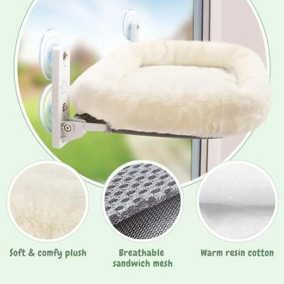 Houpací síť pro kočky Window Habitat Kočka Sklo na opalování Závěsná přísavka Balkon Hnízdo pro mazlíčky Pelíšek