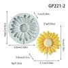 Stampo in Silicone per Aromaterapia Fiore di Margherita per Clip Diffusore in Pietra Fai da Te e Ciondoli Decorativi