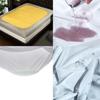 Protège matelas imperméable - LEOCLOTHO - AZ King - Bouclette Microfibre - 45 cm d'épaisseur - Blanc