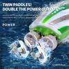 Mini Remote Controlled Boat Rc Stunt Boats 360 Degree Radio Remote Controlled Ship with Led Light Pool Water Toy Pool Toys Boys