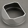with 49mm Adapter Ring Square Metal Lens Hood Shade Silver Square Metal Lens Hood for Fujifilm Fuji X100VI X100V Camera